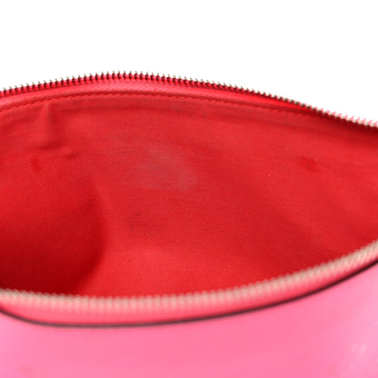 Christian Louboutin Calfskin Loubila Loubinthesky Chain Clutch Fluo Pink 6 of 11