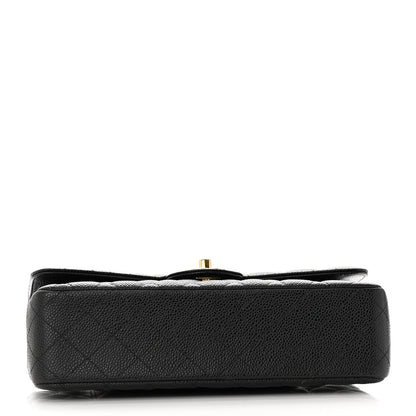 Chanel Caviar Quilted Medium Double Flap Black 4 of 13