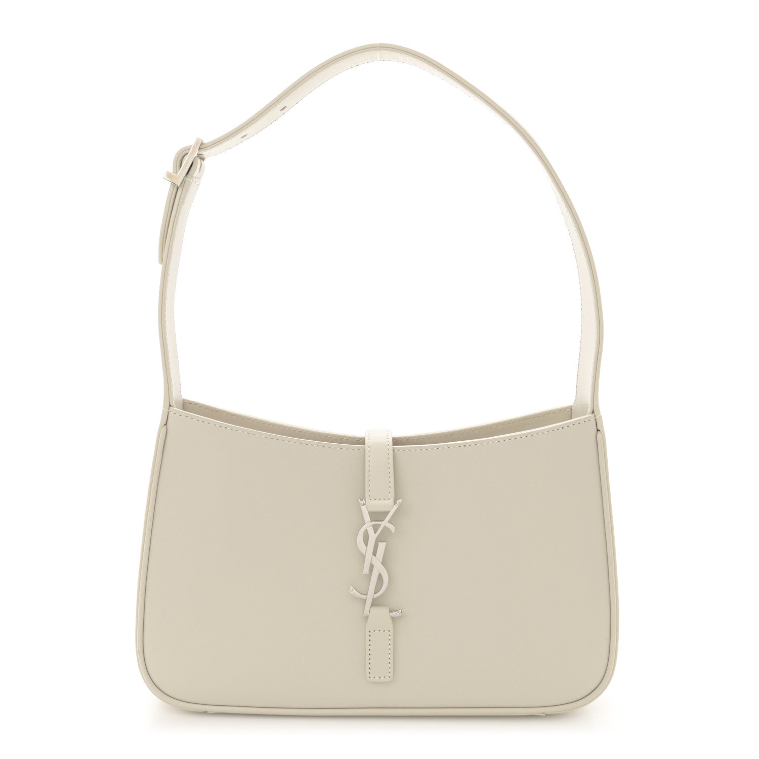 Saint Laurent Smooth Calfskin Le 5 A 7 Hobo Blanc Vintage 1 of 10