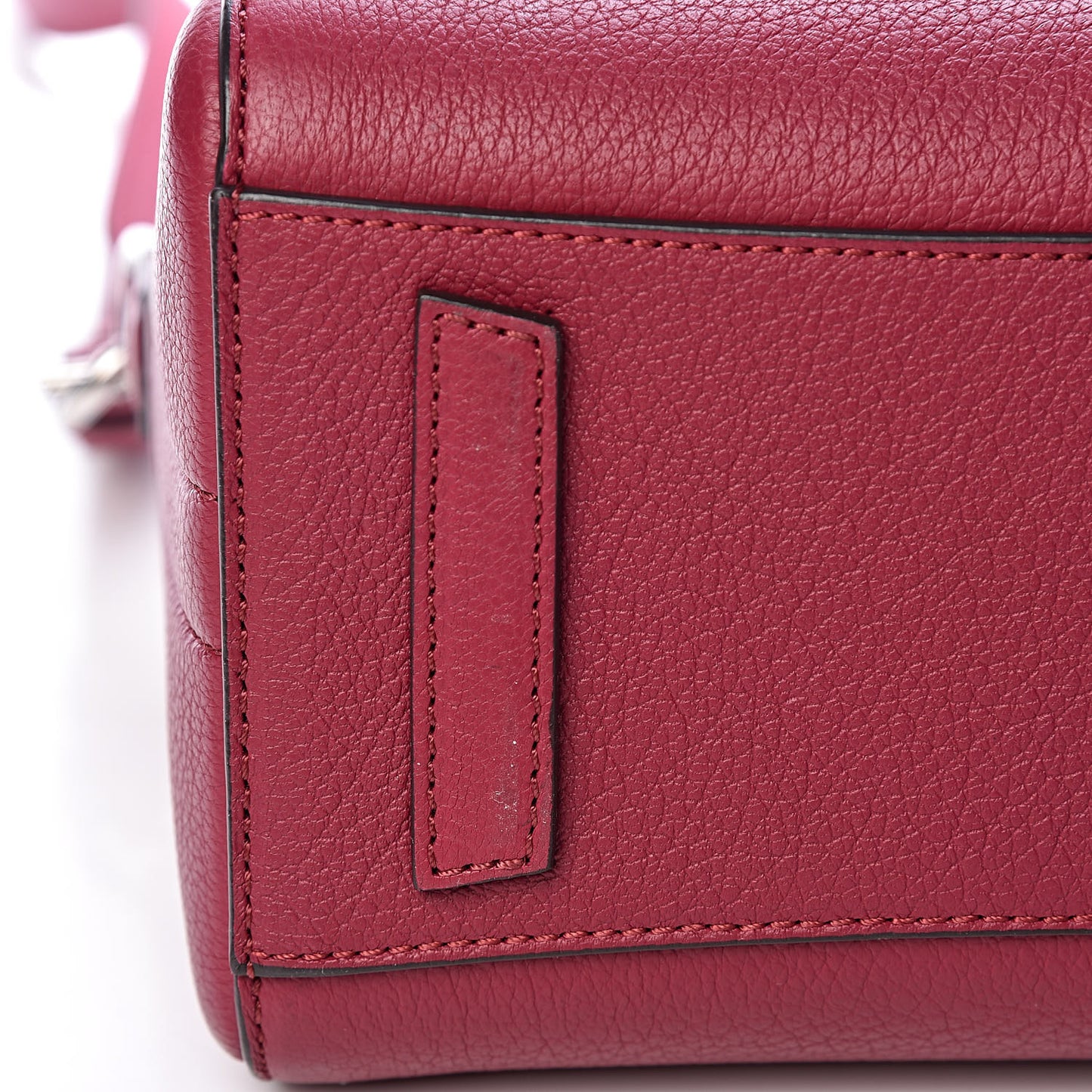 Sugar Goatskin Mini Antigona Fig Pink