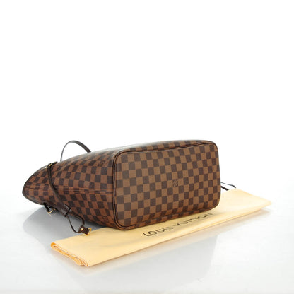 Louis Vuitton Damier Ebene Neo Neverfull MM Rose Ballerine 4 of 8
