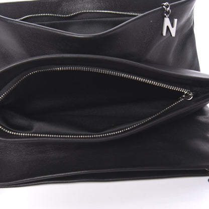 Chanel Lambskin Accordion Globe Clutch Black 12 of 17