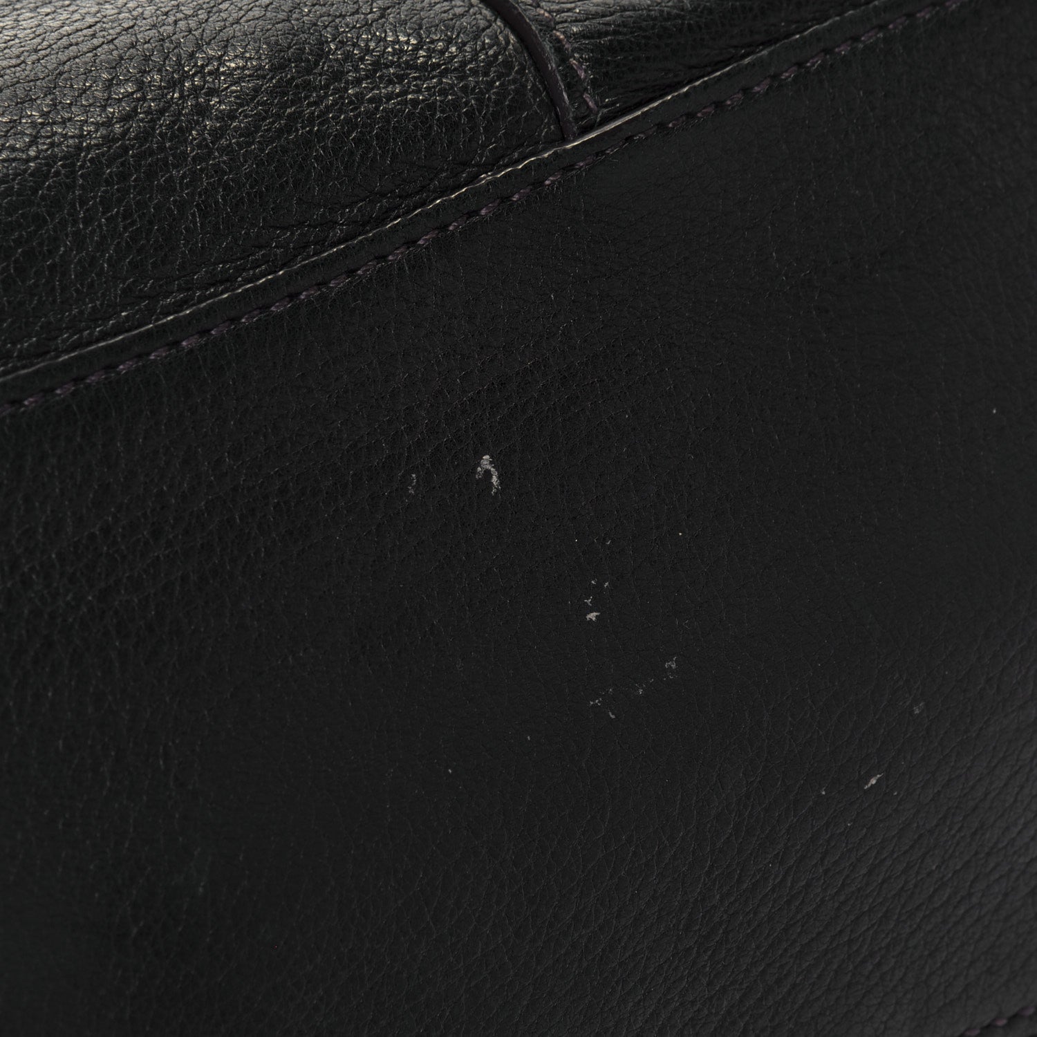 Prada Cervo Deerskin Shopping Satchel Black 6 of 10