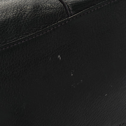 Prada Cervo Deerskin Shopping Satchel Black 6 of 10