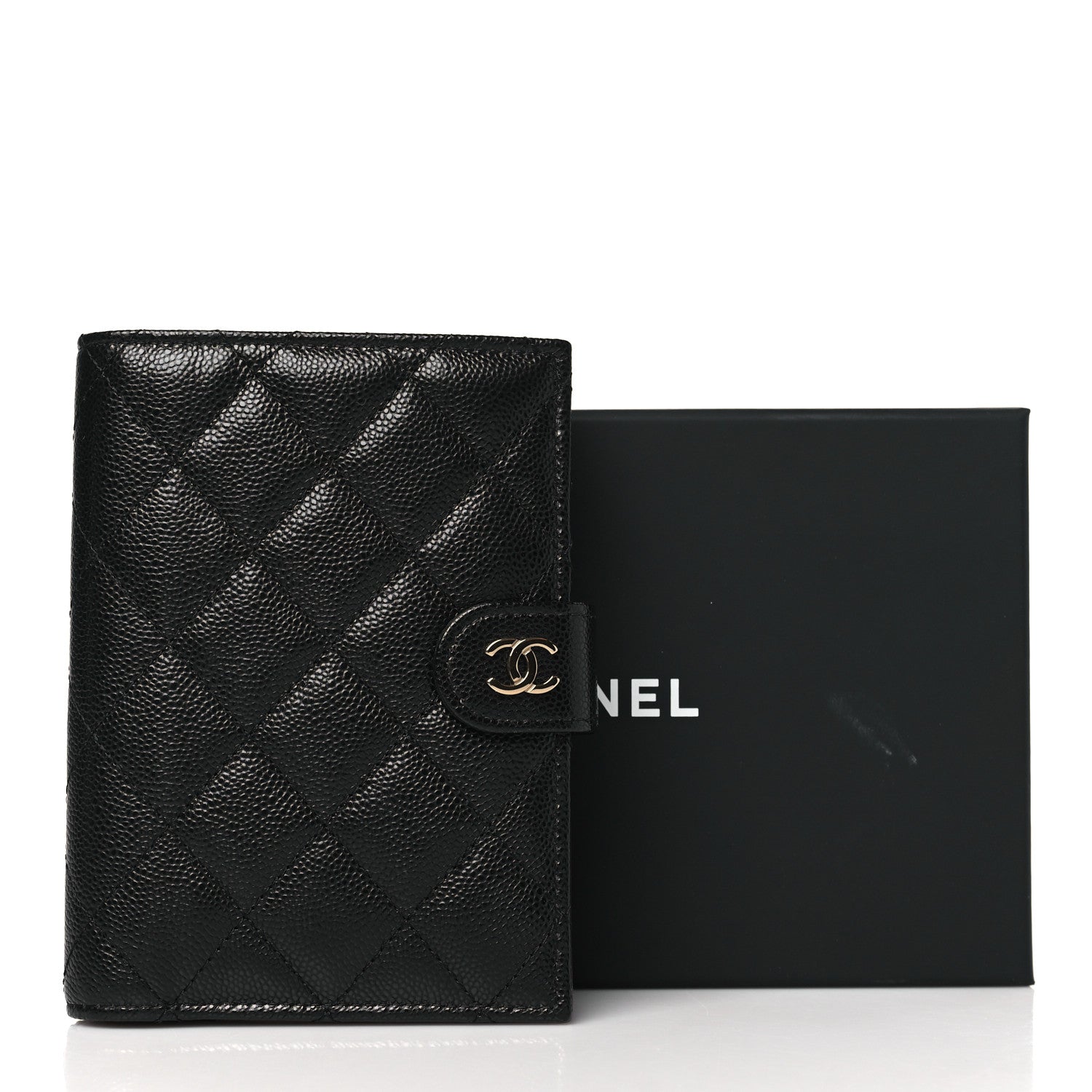 Chanel Caviar Quilted Passport Holder Black 8 of 8