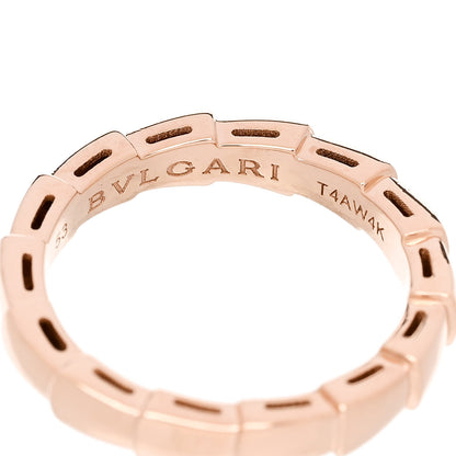Bulgari 18K Rose Gold Serpenti Viper Band Ring 53 6.5 5 of 6