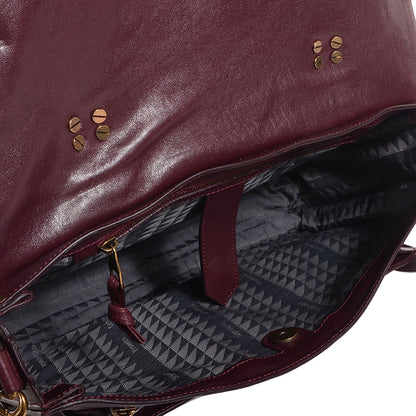 Proenza Schouler Lambskin Large PS1 Satchel Burgundy 9 of 13