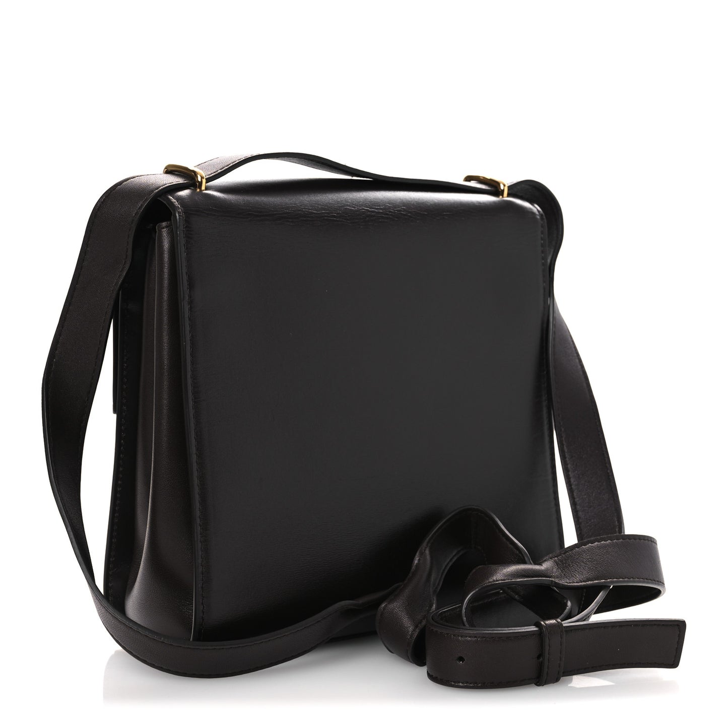 Box Calfskin Nappa Clip Bag Fondant