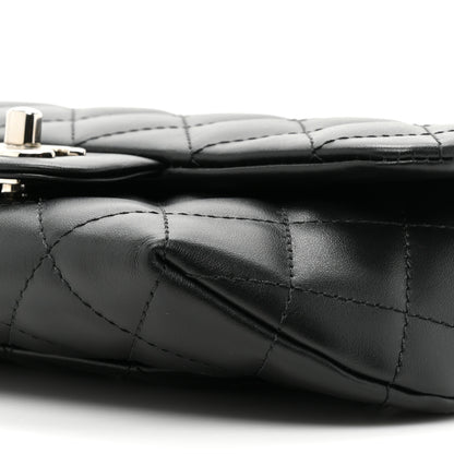 Chanel Calfskin Quilted CC Uniform Flap Belt Bag Black 9 of 10