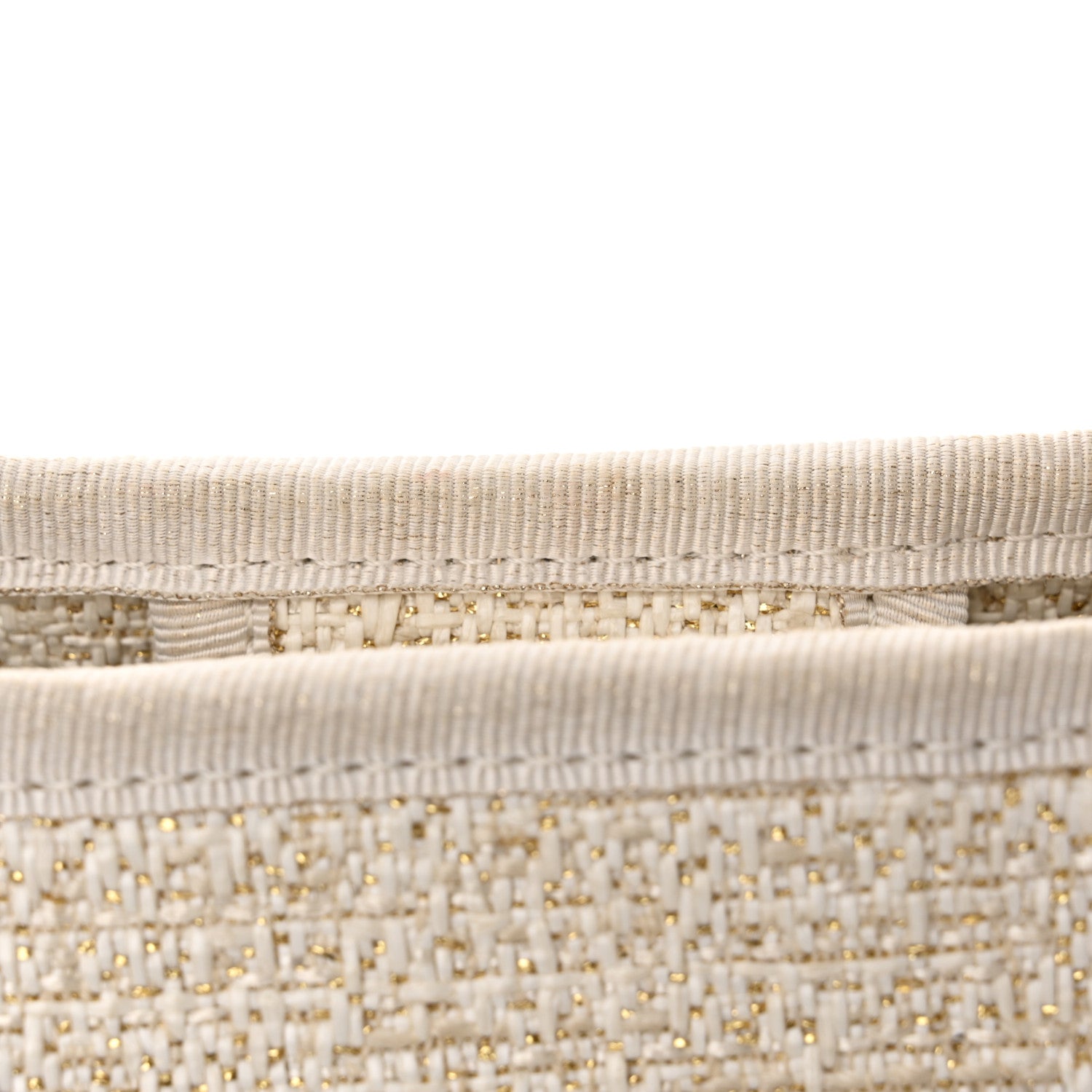 Chanel Lurex Boucle Small Deauville Tote Ivory 14 of 15