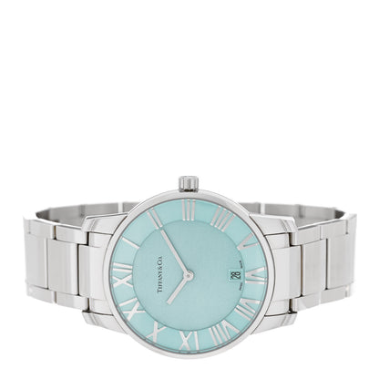 Tiffany Stainless Steel 37mm Atlas 2-Hand Quartz Watch Tiffany Blue 2 of 5