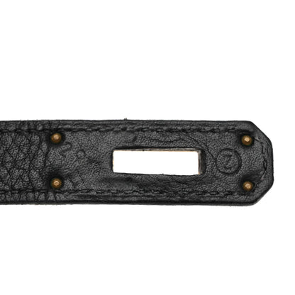 Hermes Fjord Kelly Retourne 32 Black 7 of 14