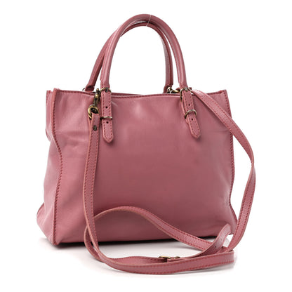 Balenciaga Calfskin Papier Mini A4 Tote Pink 3 of 9