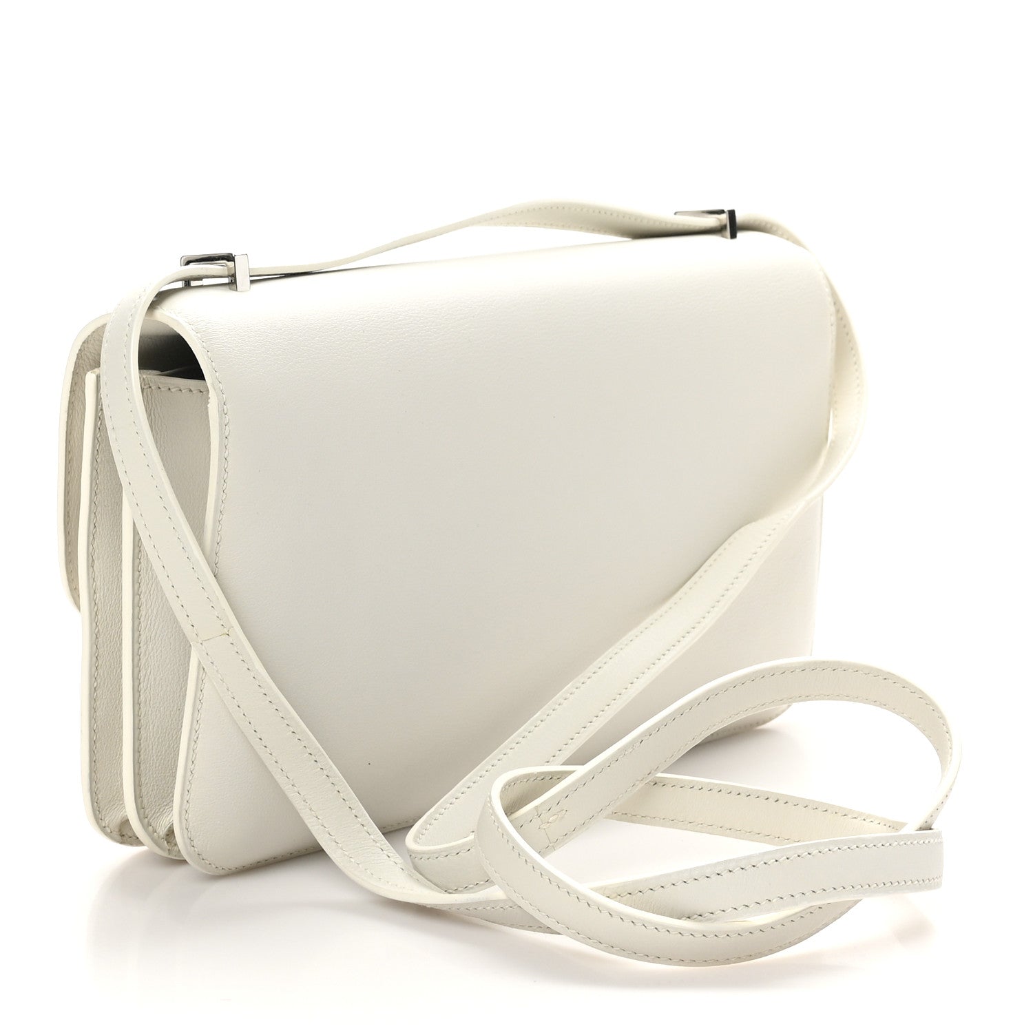 Hermes Evergrain Constance Elan 25 White 3 of 10