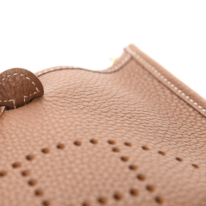 Hermes Taurillon Clemence Amazone Evelyne TPM Gold Cuivre 8 of 11