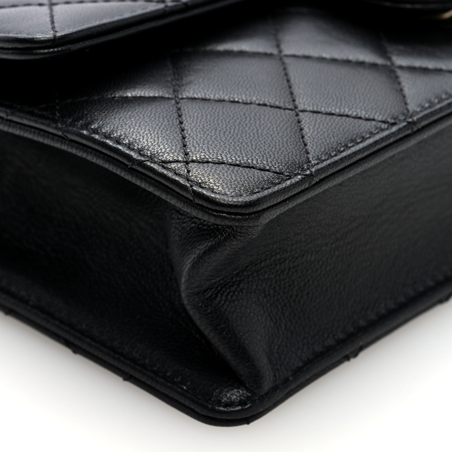 Chanel Goatskin Quilted Small Chic Pearls Flap Black 9 of 10