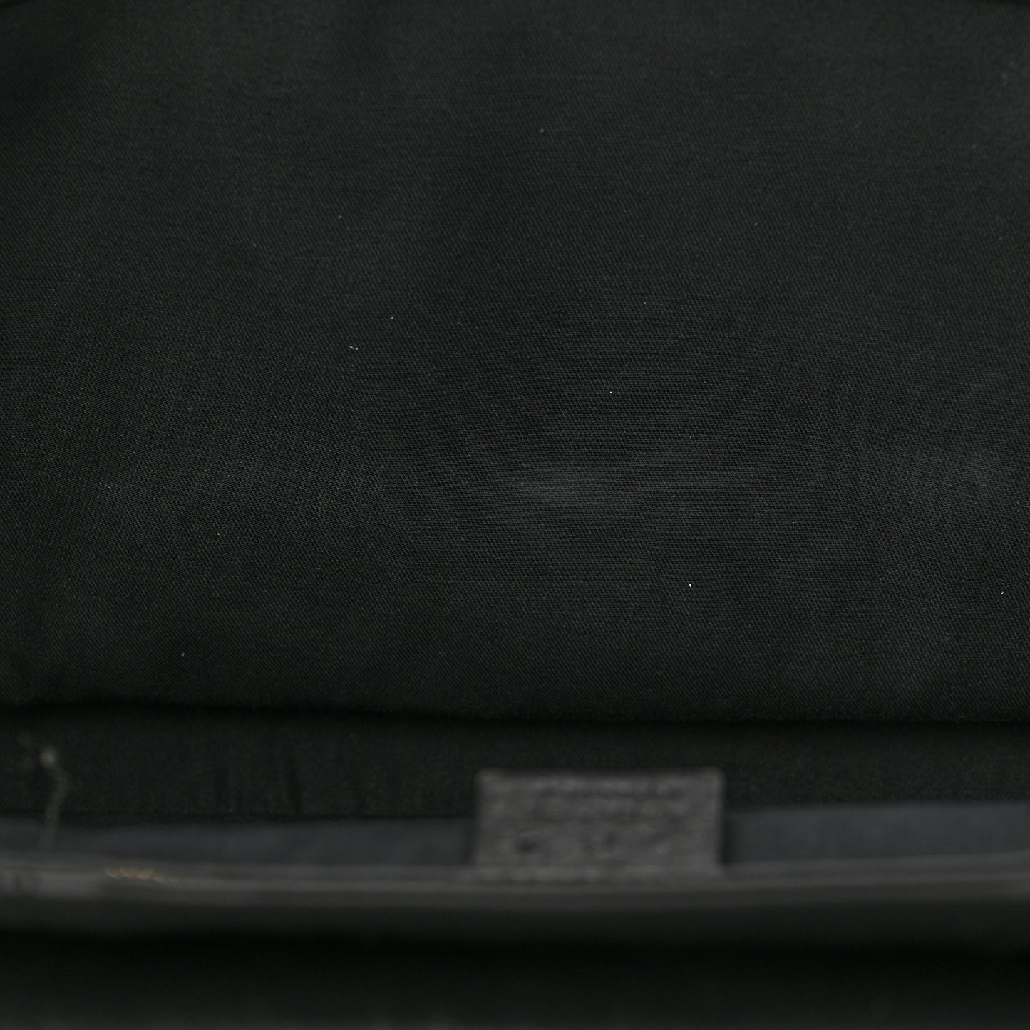 Grained Calfskin Large Horsebit Chain Flap Bag Black