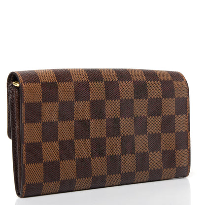 Louis Vuitton Damier Ebene Sarah Wallet 3 of 6