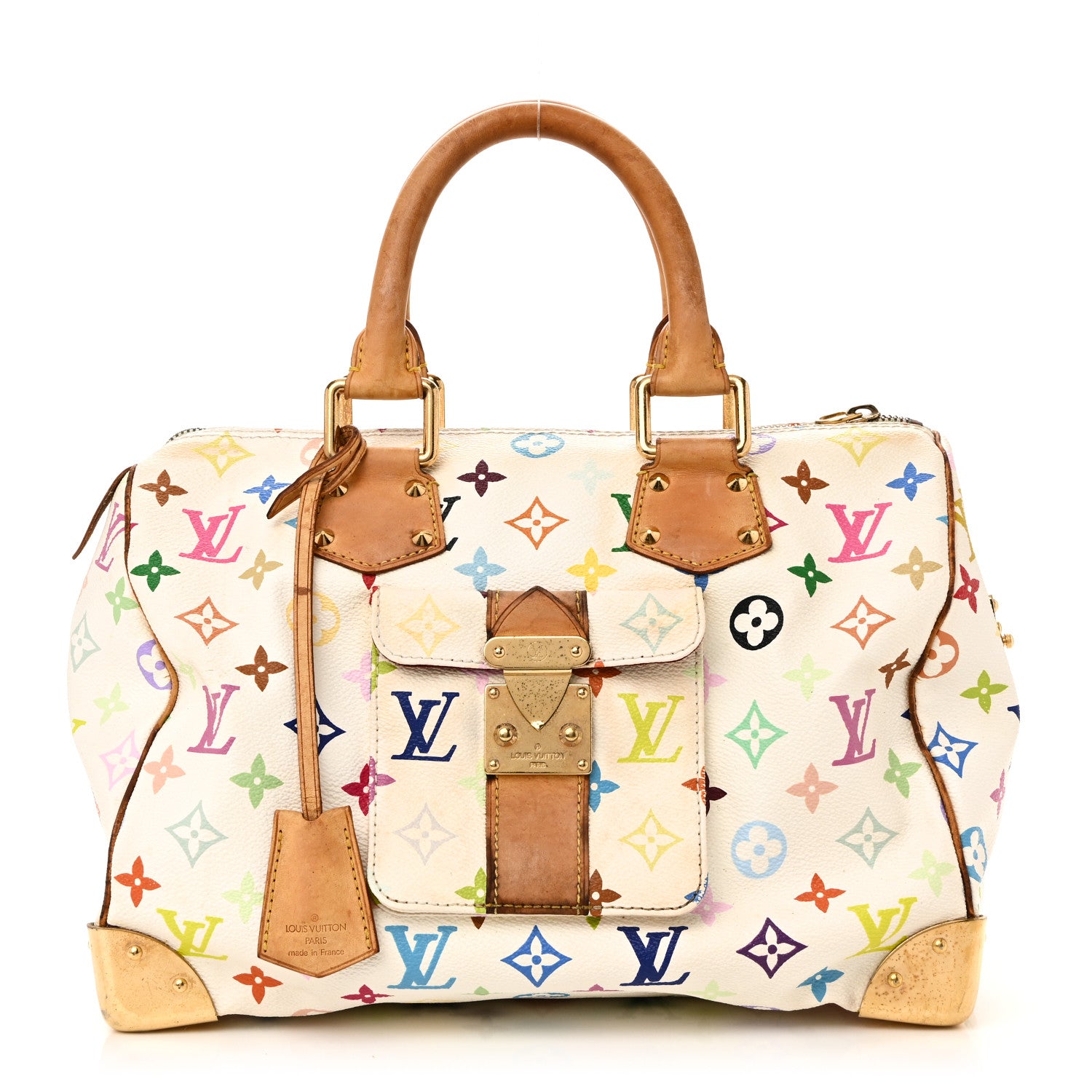 Louis Vuitton Monogram Multicolor Speedy 30 White 1 of 13