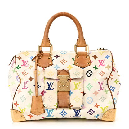 Louis Vuitton Monogram Multicolor Speedy 30 White 1 of 13