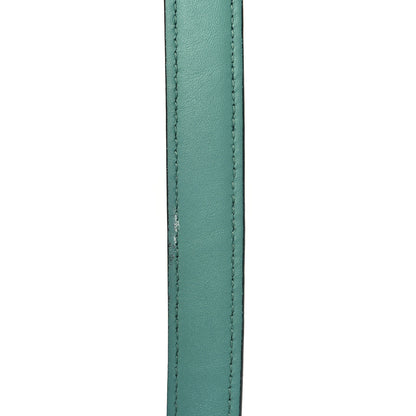Fendi Vitello Seta Shiny Nappa Plexiglass Small Peekaboo I SEE U Satchel Menta Light Rose 15 of 17