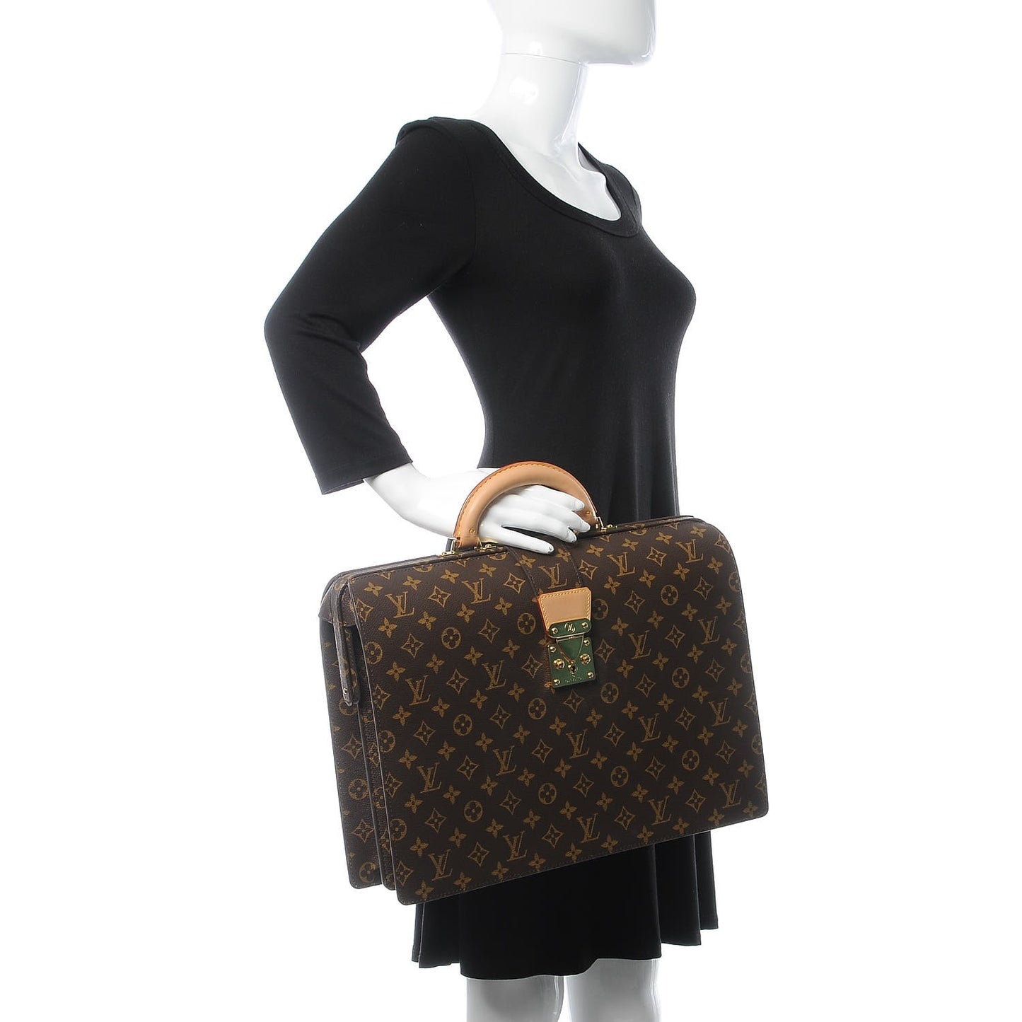 Monogram Serviette Fermoir NM Briefcase
