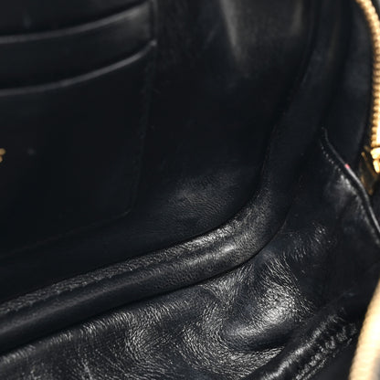 Saint Laurent Patent Calfskin Crocodile Embossed Monogram Mini Lou Camera Bag Black 12 of 12