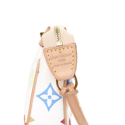 Louis Vuitton Monogram Multicolor Pochette Accessories White 7 of 10