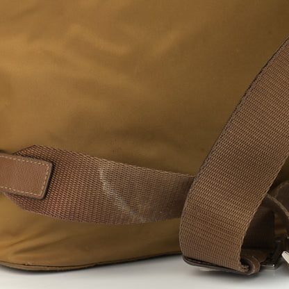 Prada Vela Nylon Saffiano Backpack Tobacco 11 of 11