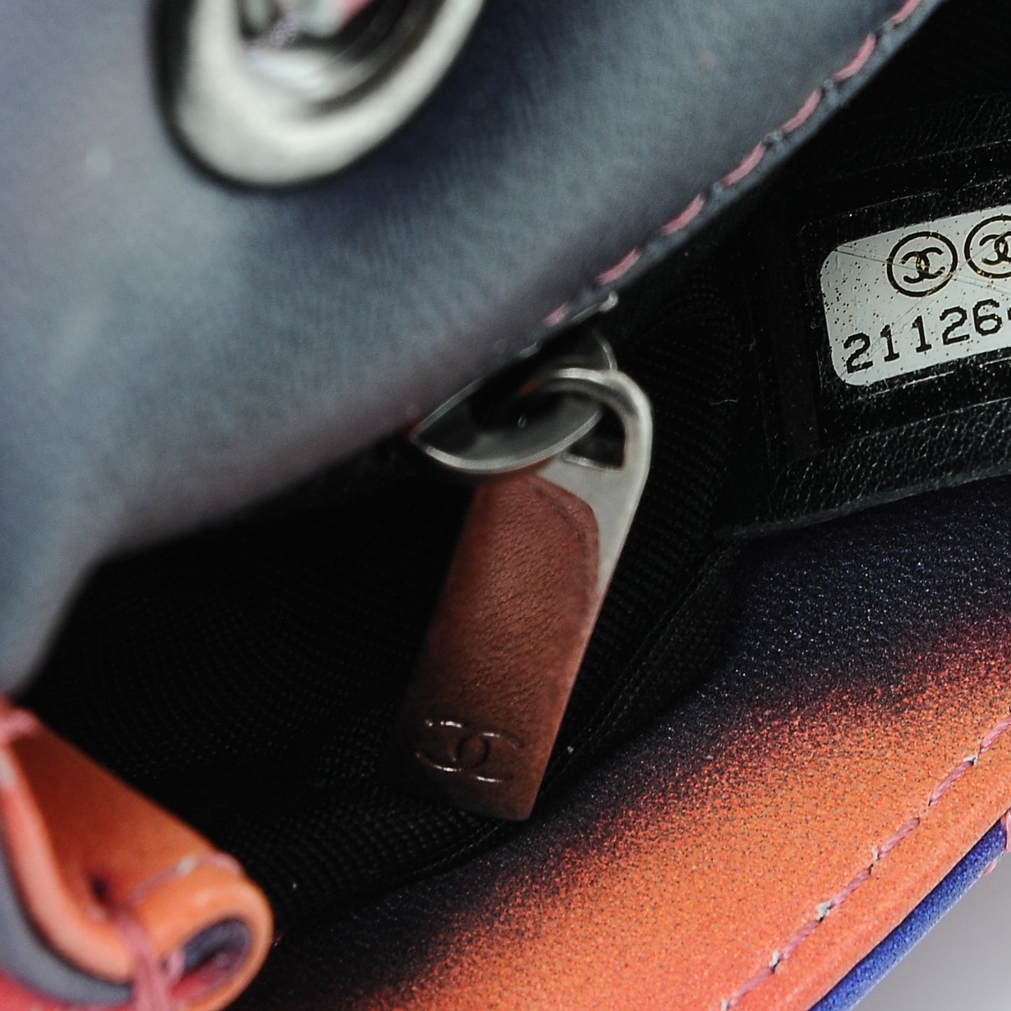 Printed Lambskin Quilted Small Flower Power Flap