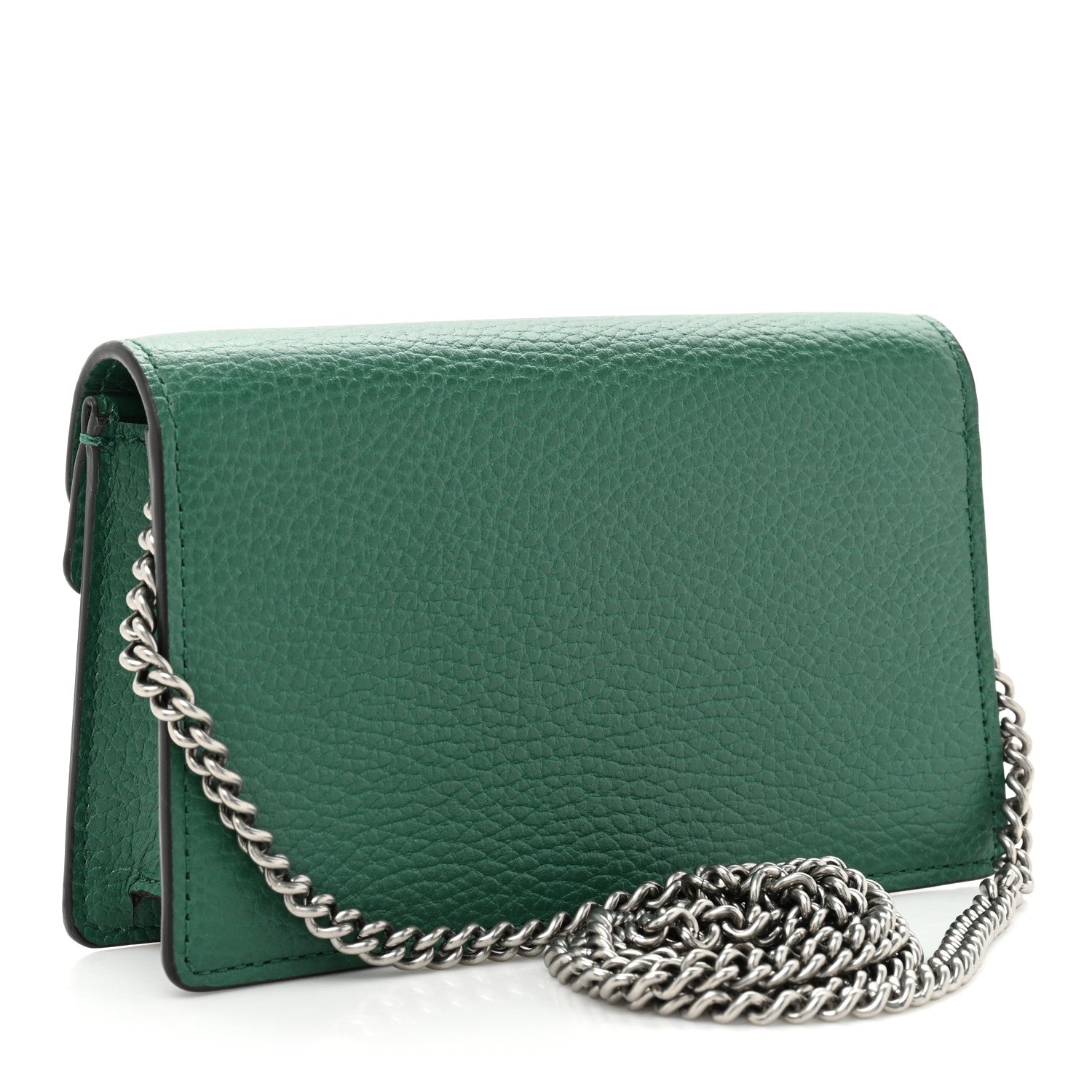 Gucci Calfskin Super Mini Dionysus Shoulder Bag Emerald 3 of 9
