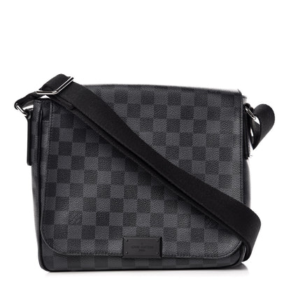 Louis Vuitton Damier Graphite District PM 1 of 9