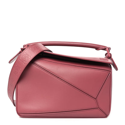Loewe Satin Calfskin Small Puzzle Bag Plumrose 1 of 10