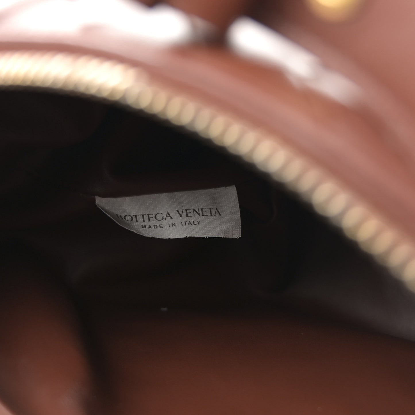 Calfskin Nappa Intrecciato Mini Wallace Sapele