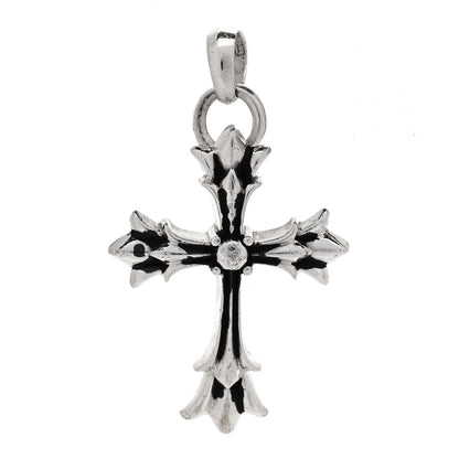 Chrome Hearts Sterling Silver Double Cross Pendant 1 of 4