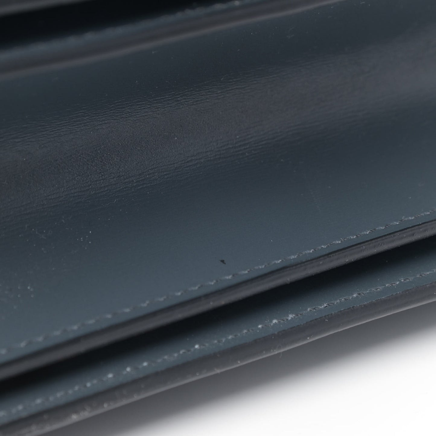 Box Calfskin Medium Classic Box Flap Bag Slate