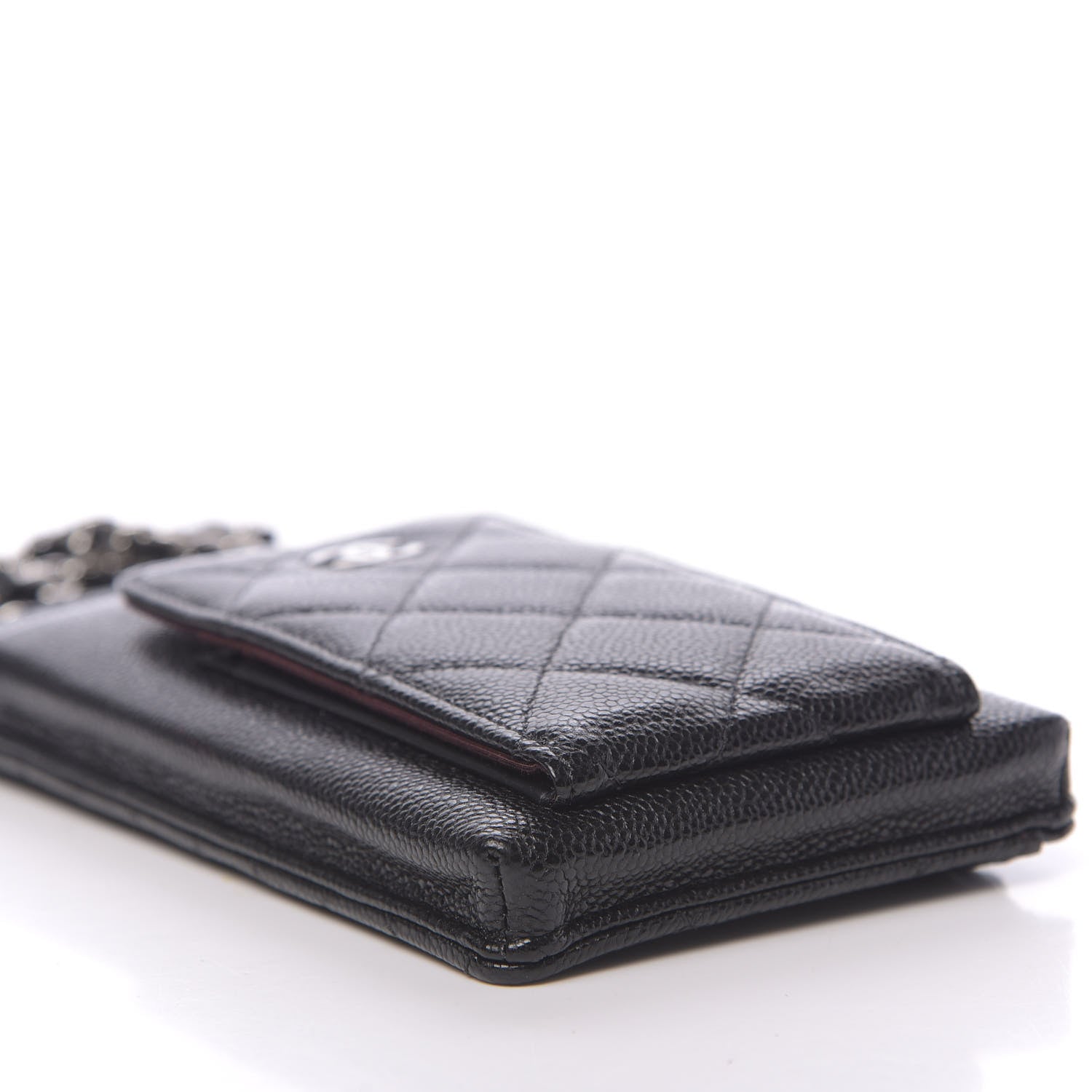 Chanel Caviar Quilted Zip Phone Case Black 11 of 14