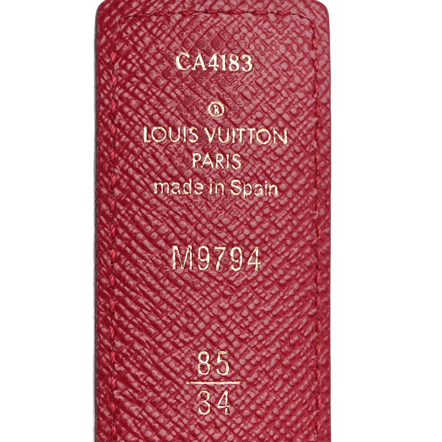 Louis Vuitton Monogram 30mm LV Initiales Reversible Belt 85 34 Fuchsia 5 of 9