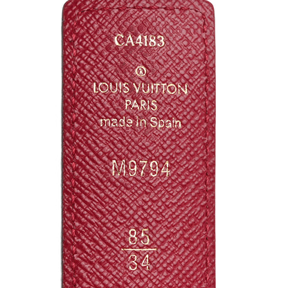 Louis Vuitton Monogram 30mm LV Initiales Reversible Belt 85 34 Fuchsia 5 of 9