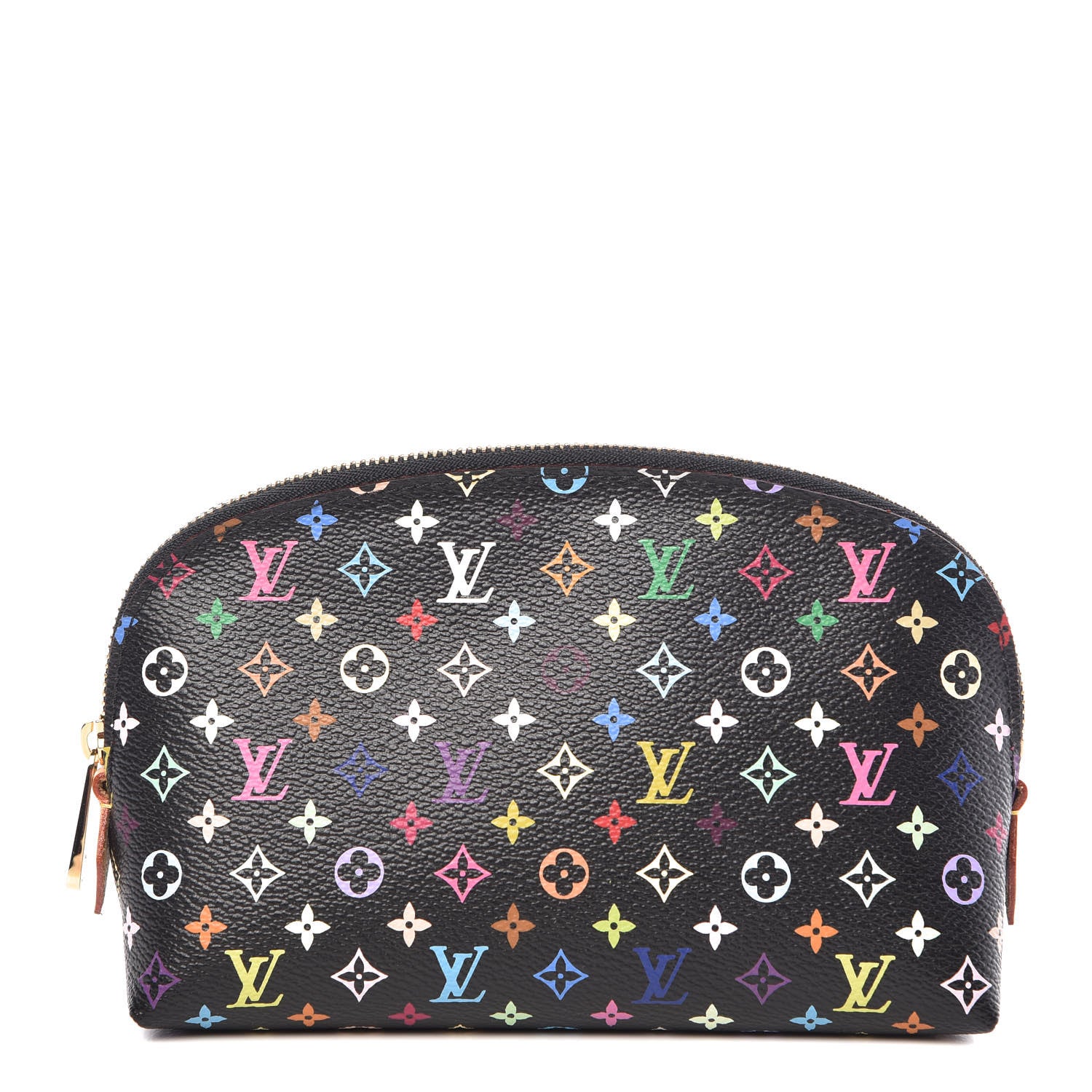 Louis Vuitton Monogram Multicolor Cosmetic Pouch Black Grenade 1 of 9