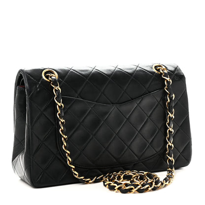 Chanel Lambskin Quilted Small Double Flap Black 3 of 11