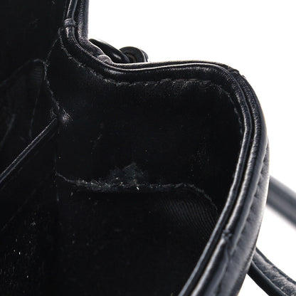 Saint Laurent Calfskin Y Quilted Monogram Toy Loulou Crossbody Bag Black 17 of 18