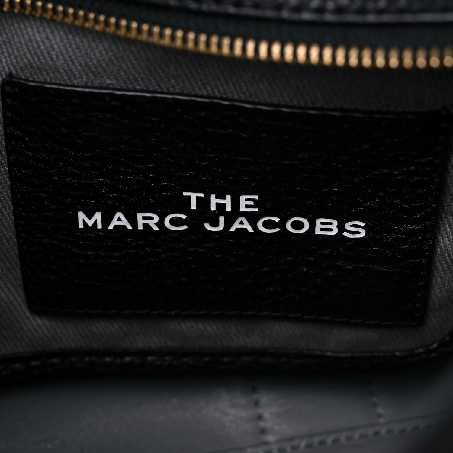 Marc Jacobs Grained Calfskin Small The Tote Bag Black 6 of 11