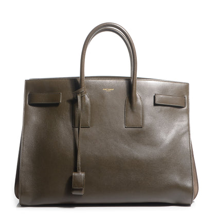 Saint Laurent Leather Large Sac de Jour Carryall Mousse 1 of 8