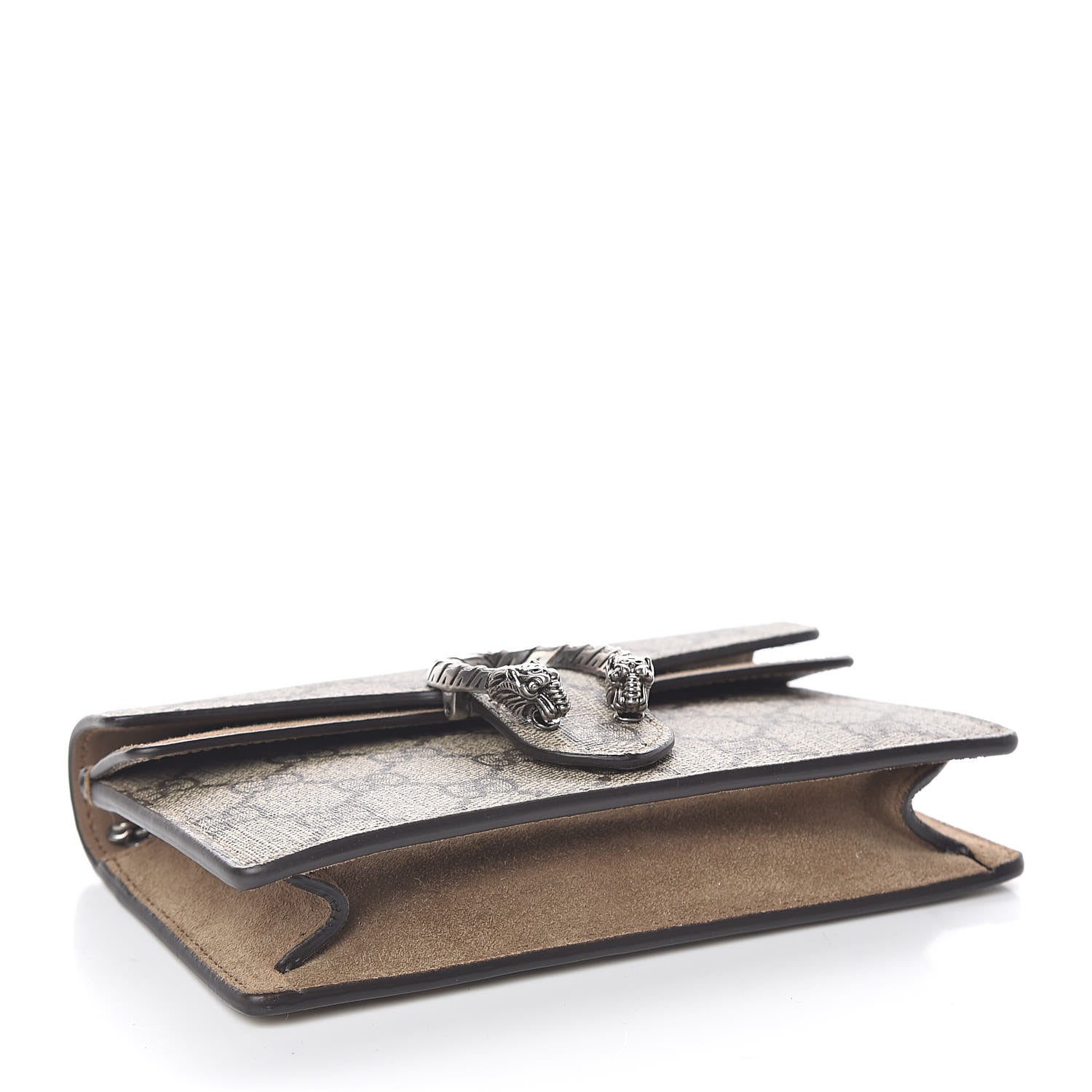 Gucci GG Supreme Monogram Super Mini Dionysus Shoulder Bag Taupe 4 of 11