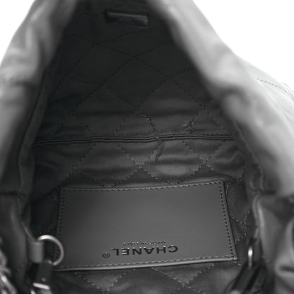 Chanel Shiny Calfskin Quilted Mini Chanel 22 Grey 5 of 13