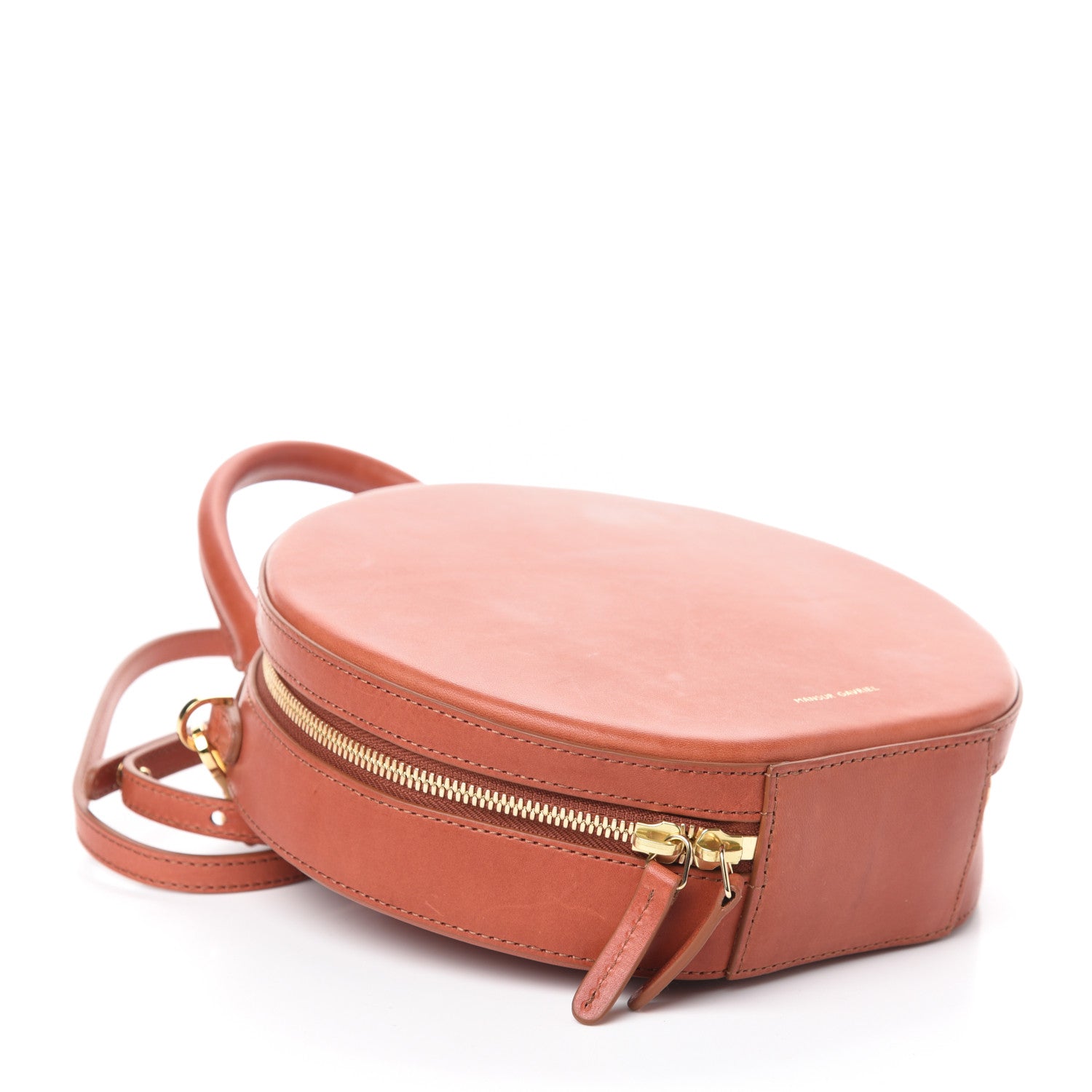 Mansur Gavriel Calfskin Circle Bag Brandy 4 of 9