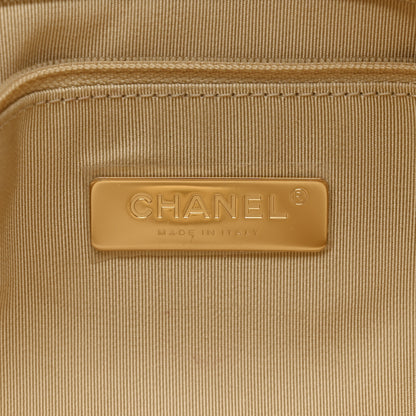 Chanel Goatskin Quilted Large Chanel 19 Flap Beige 6 of 14