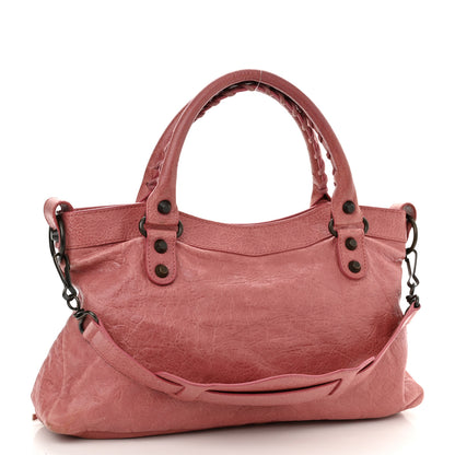 Balenciaga Agneau Classic Hardware First Rose Bruyere 3 of 12