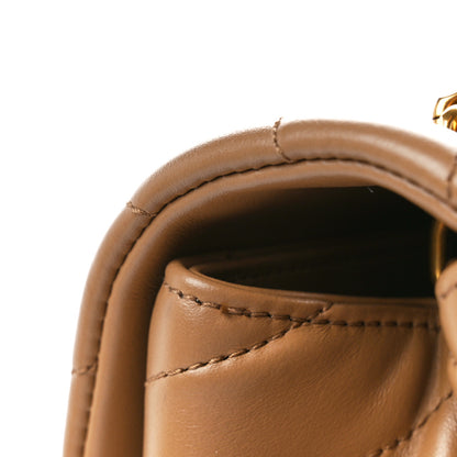 Saint Laurent Calfskin Y Quilted Monogram Medium Loulou Chain Satchel Natural Tan 12 of 12
